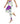 Aisha - Purple And Yellow Flower Legging