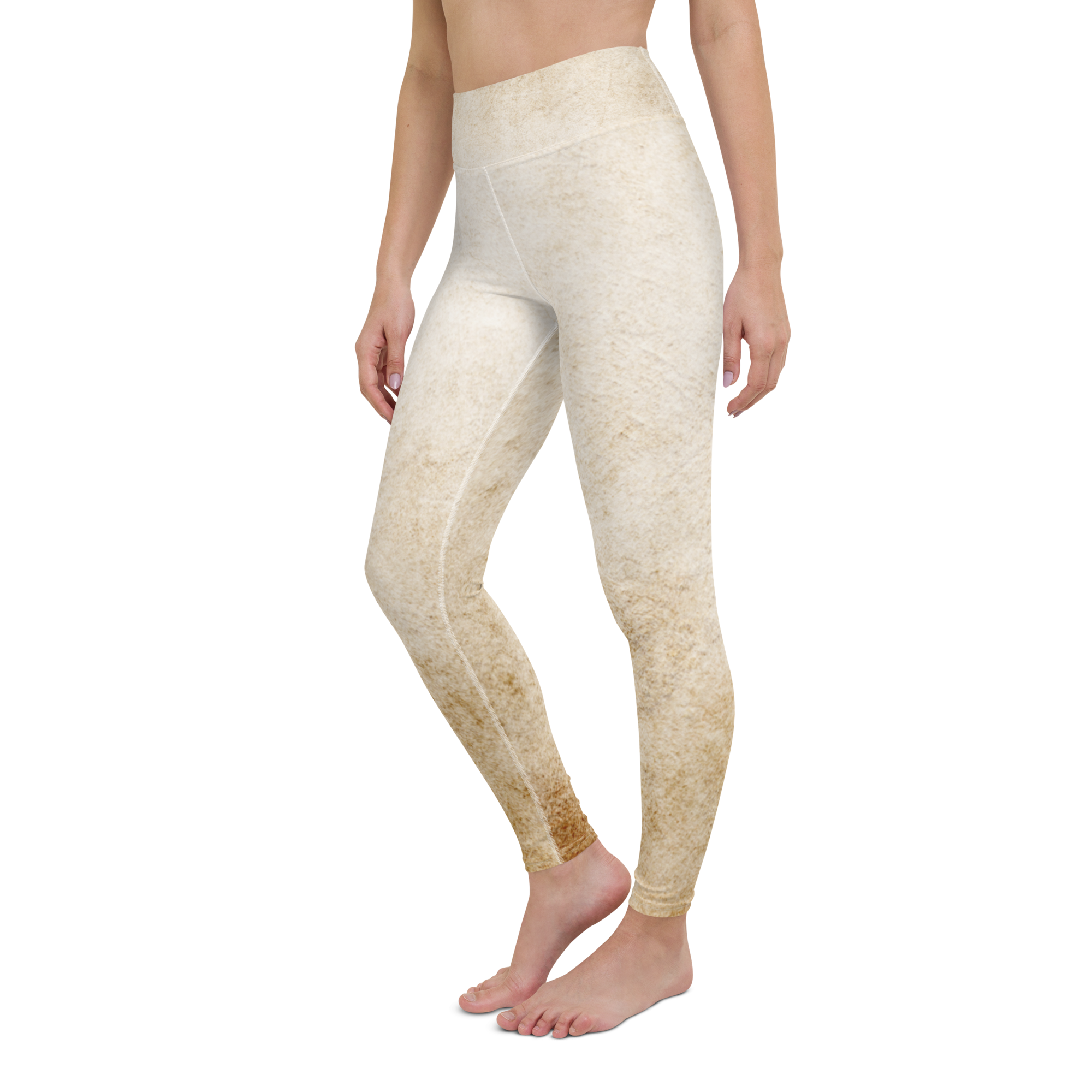 Grace - Beige Designer Leggings – Izzabel