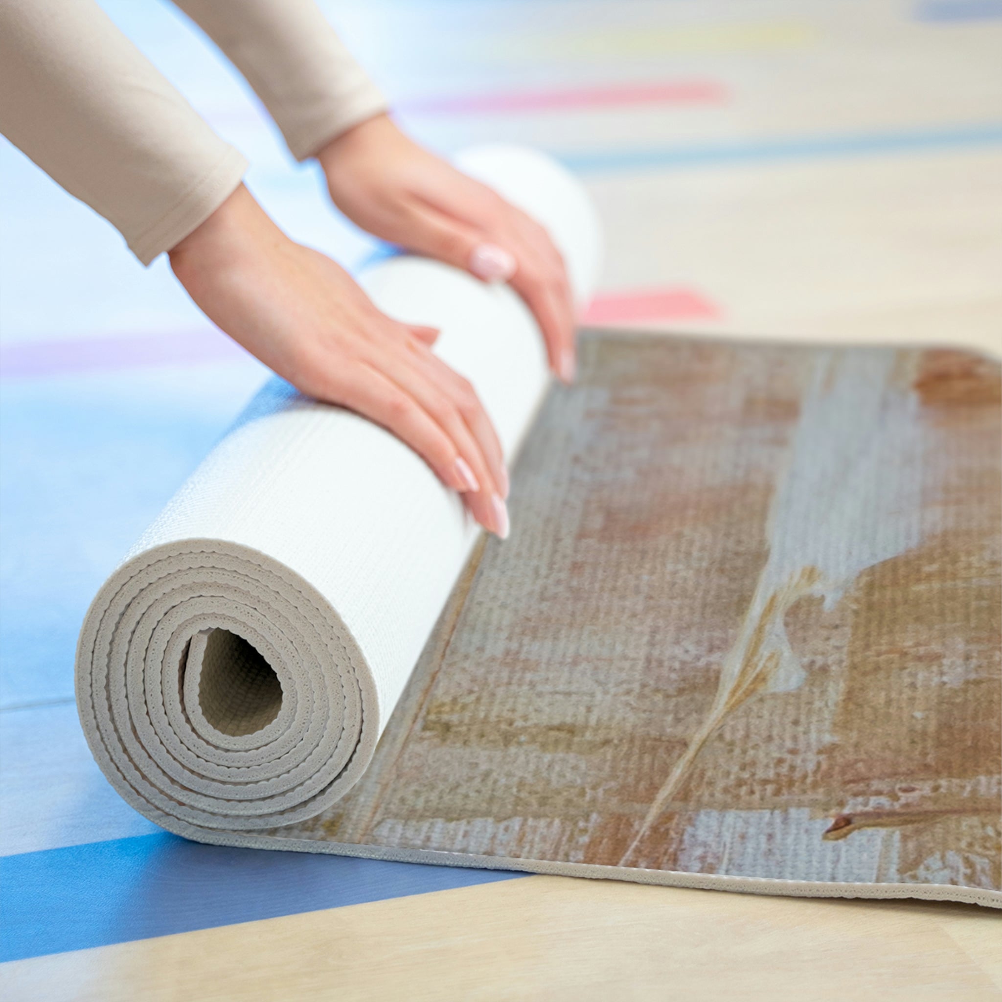 Tonal Mat Home / Peri - Earth Tone Foam Work-Out Mat